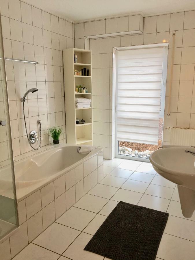 Ferienwohnung Am Wald ハーヘンブルク エクステリア 写真